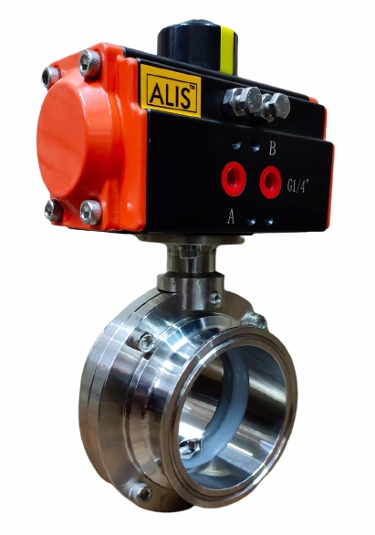 Alis - Pneumatic Actuator Operated TC End Butterfly Valve