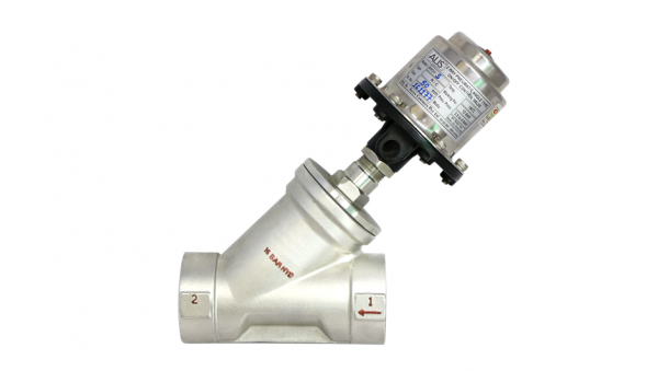 Angle type control valves | Industrial Valves Manufacturer in India