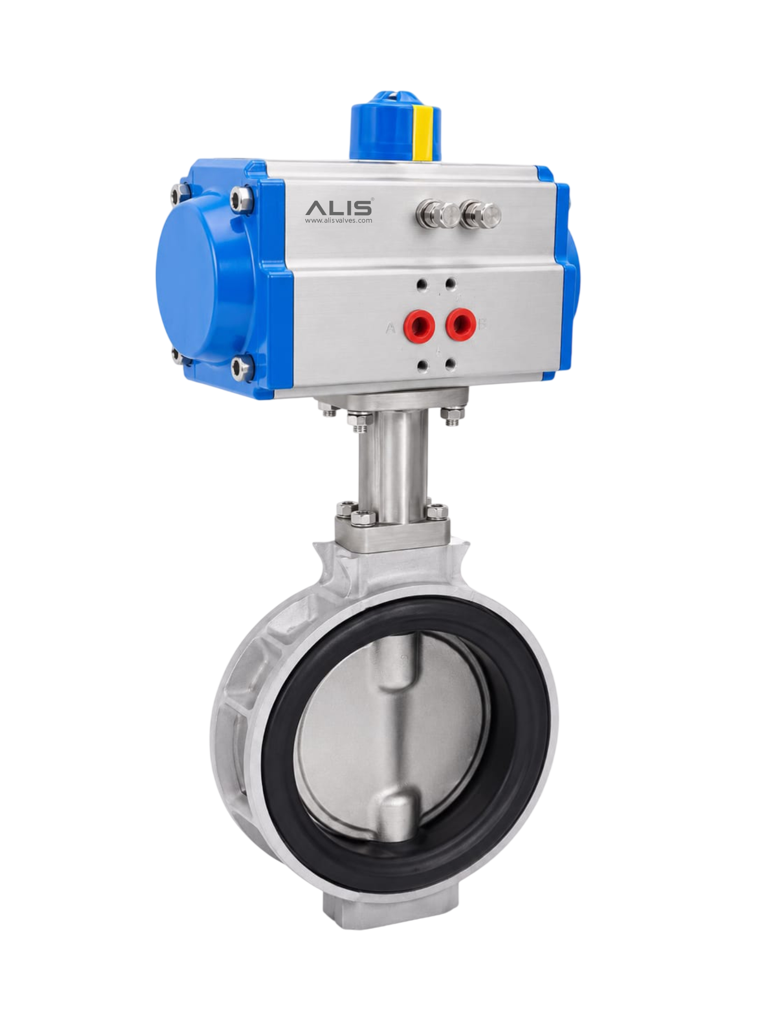 Pneumatic Aluminum Butterfly Valve