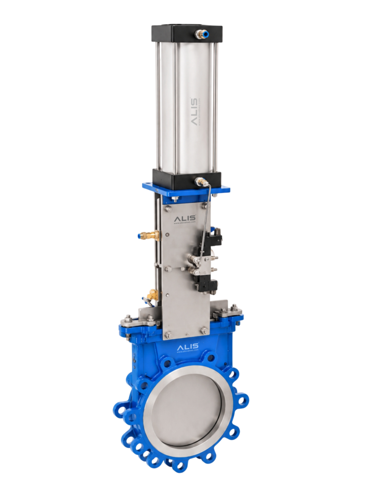 Pneumatic Lug Type Knife Edge Gate Valve