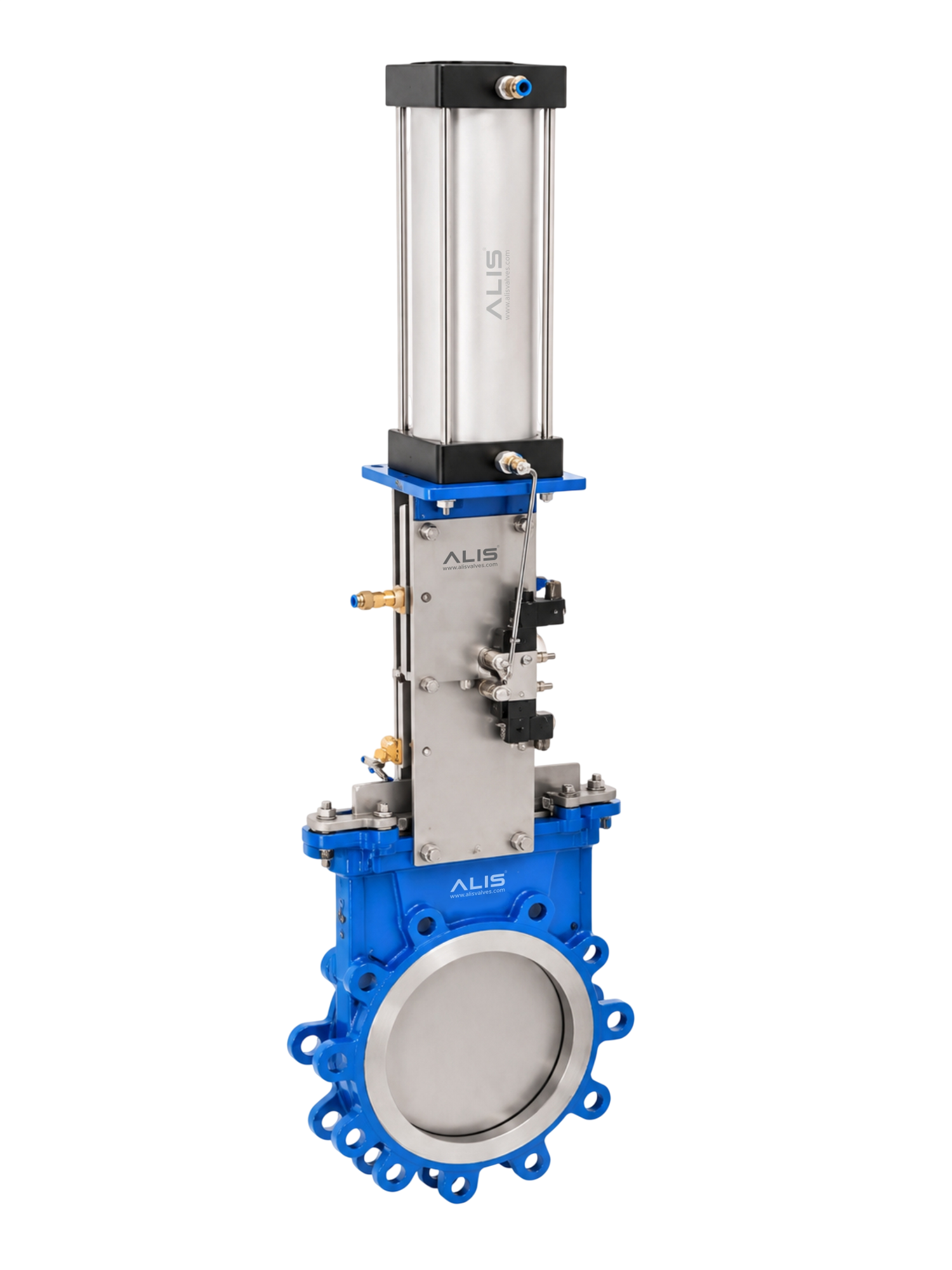 Pneumatic Lug Type Knife Edge Gate Valve