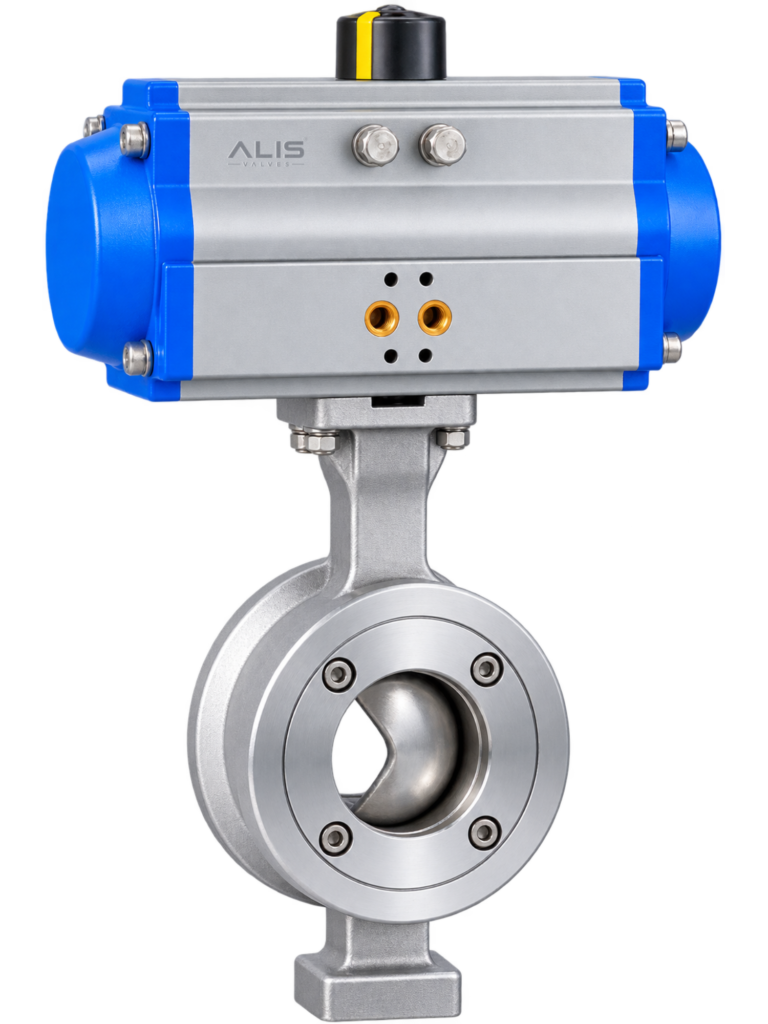 Pneumatic V Knotch Ball Valve