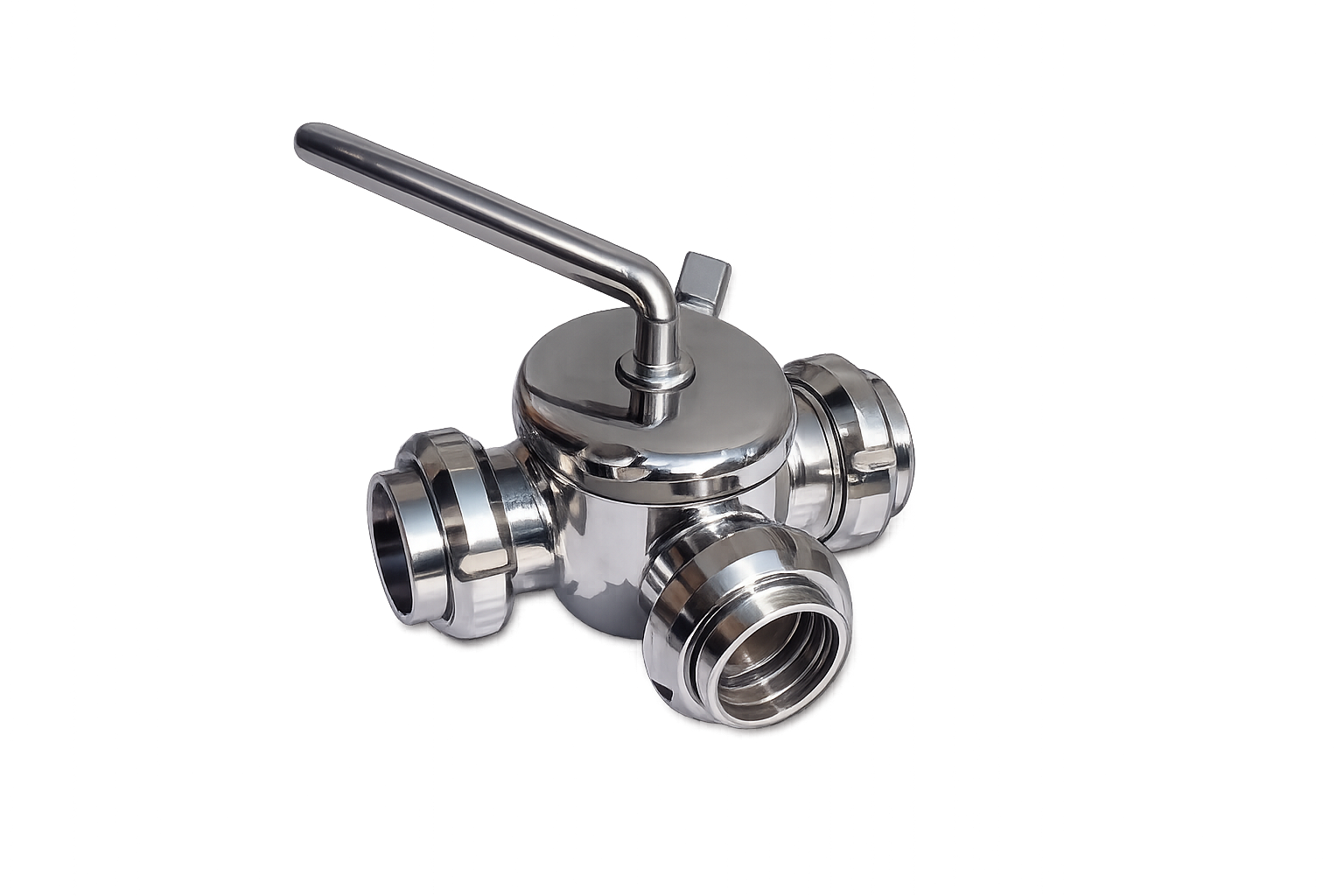 SS 3 Way Ball Valve