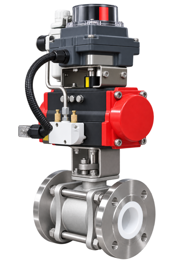 Pneumatic Ceramic Ball Valve
