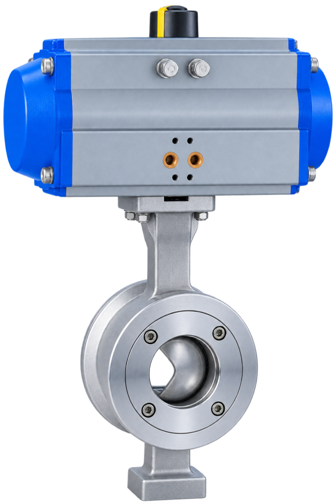 Pneumatic V Knotch Ball Valve