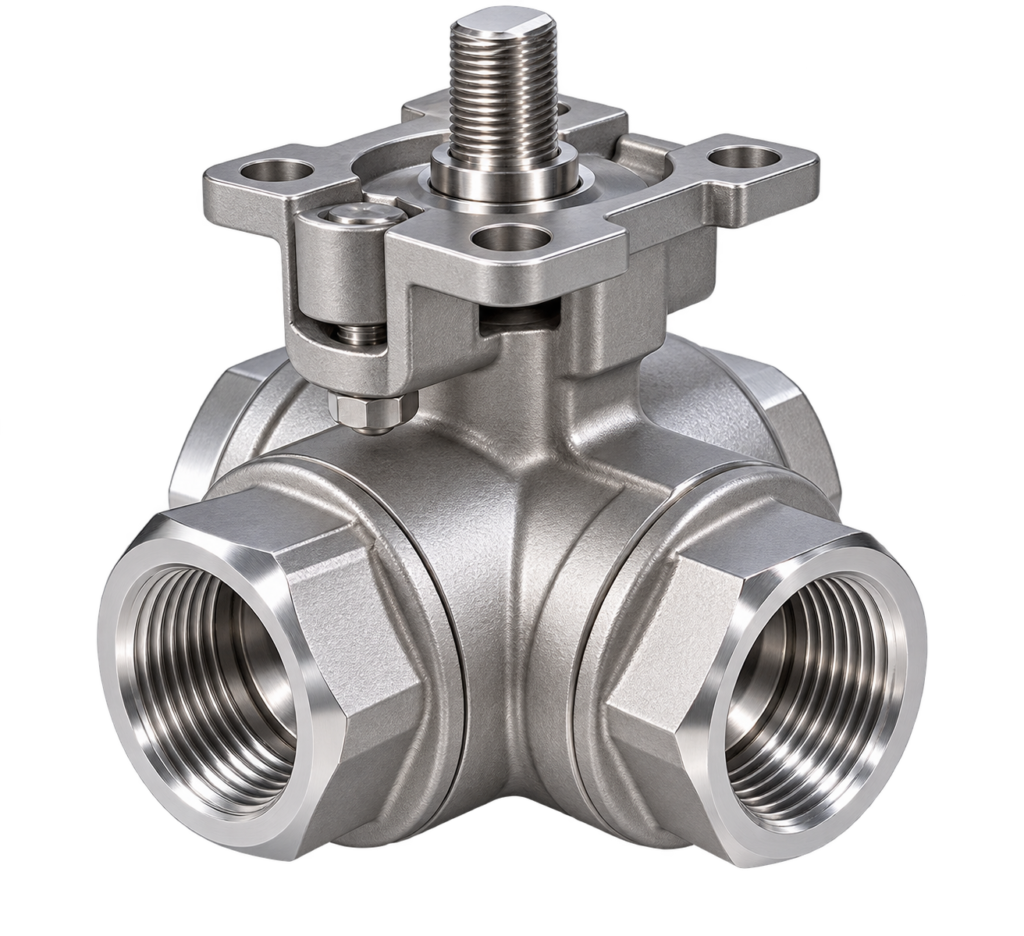 4-Way Ball Valve