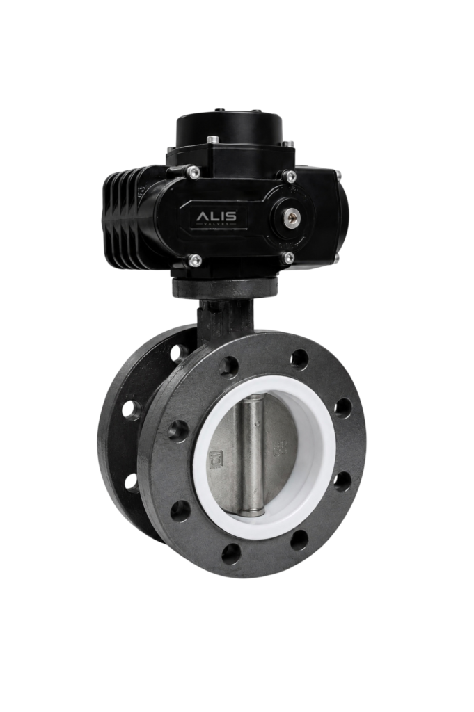 Electric Double Flanged Butterfly Valve