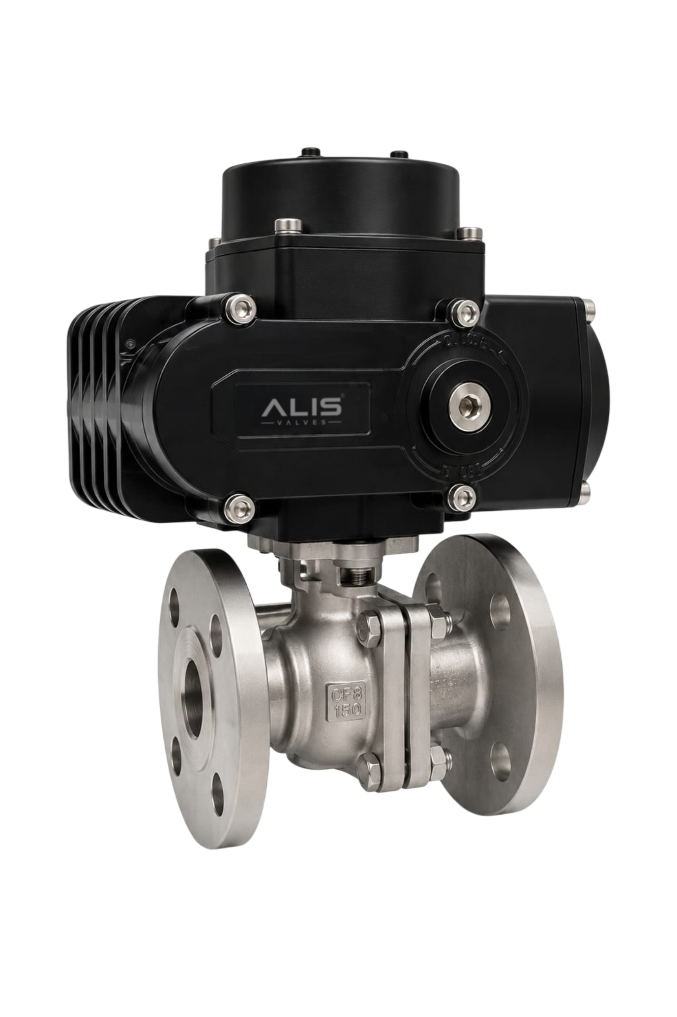 Electric 2 piece Flanged Ball Valve