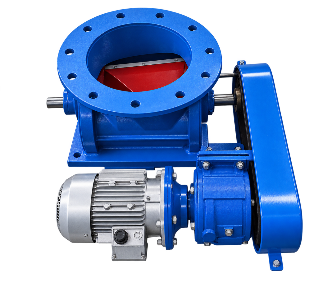 Blow Through Rotary Valve
