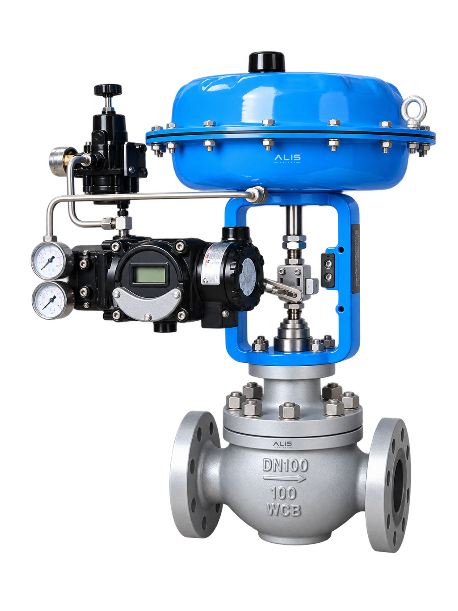 Cage Guided Pneumatic Control Valve