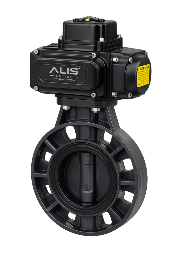 Electric UPVC Butterfly Valve