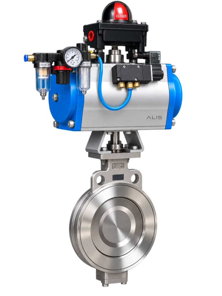 Double Offset High Temperature Butterfly Valve