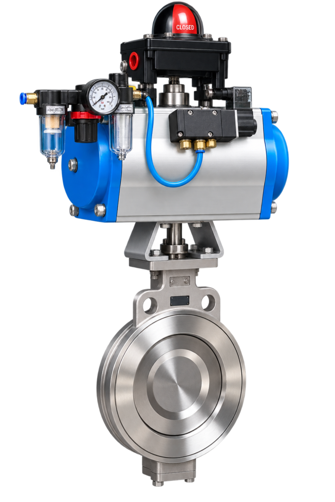 Double Offset High Temperature Butterfly Valve