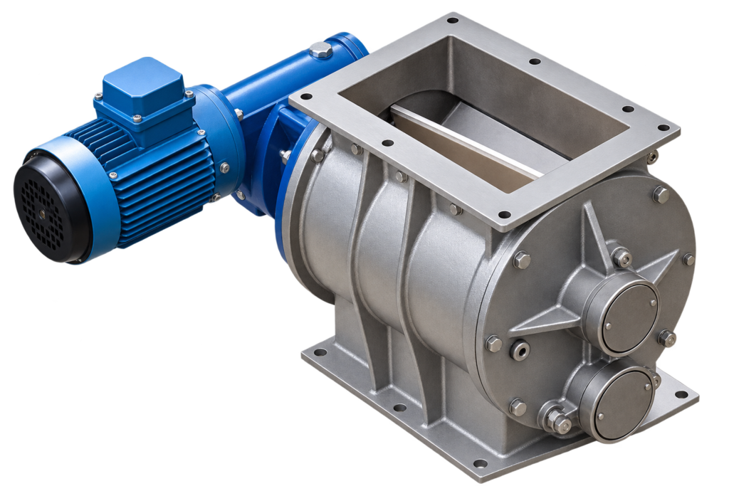 Drop Through Rotary Valve