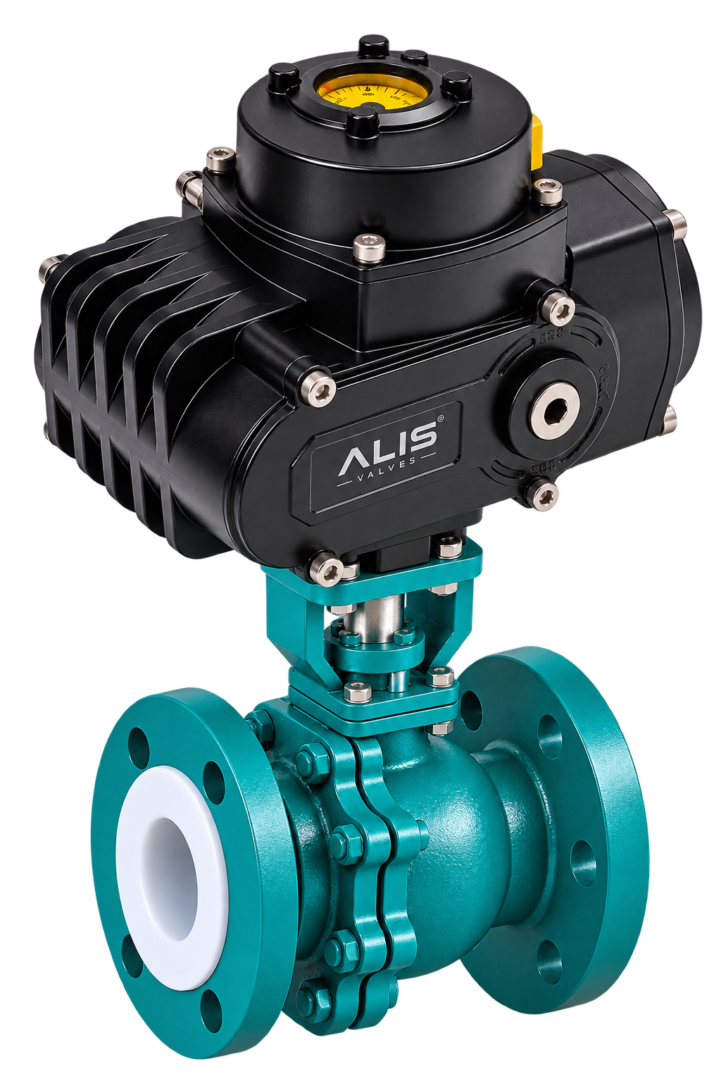 Electric PFA/PTFE Lined Ball Valve