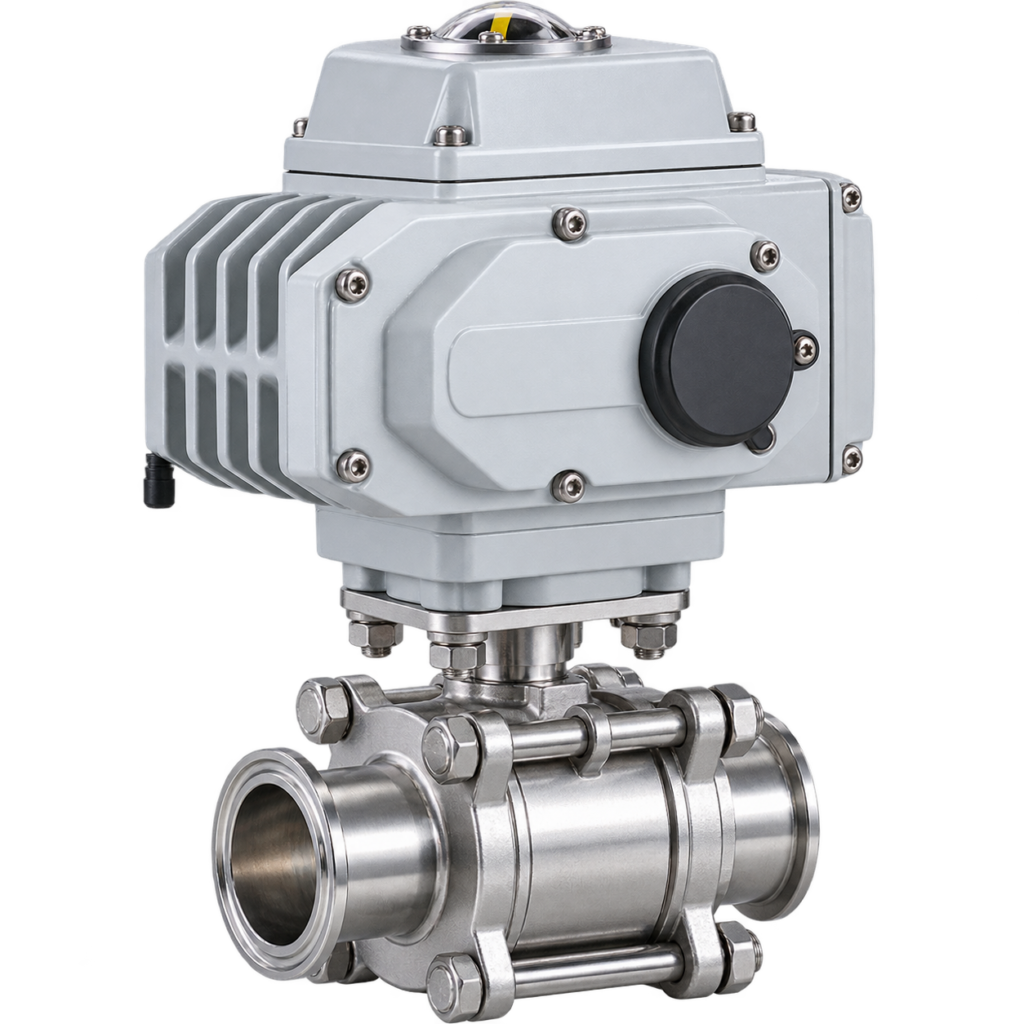 Electric TC End Ball Valve