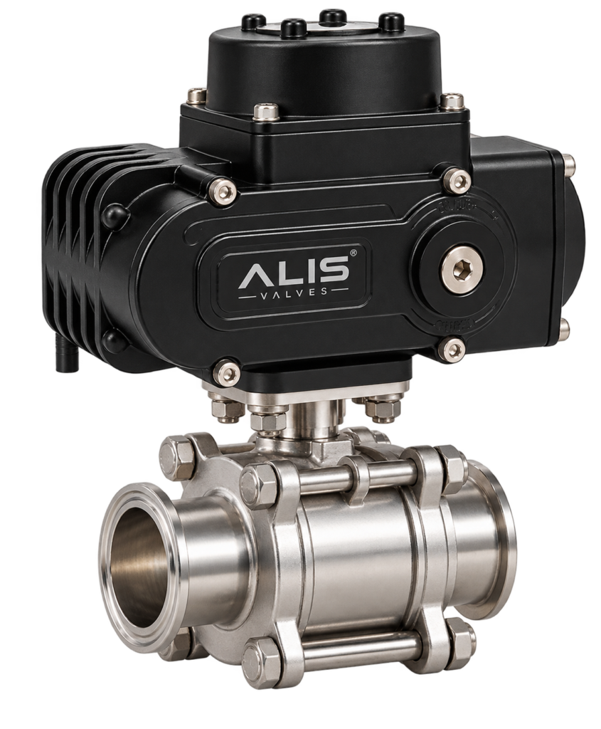 Electric TC End Ball Valve