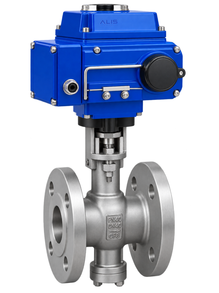 Electric V-Notch Ball Valve