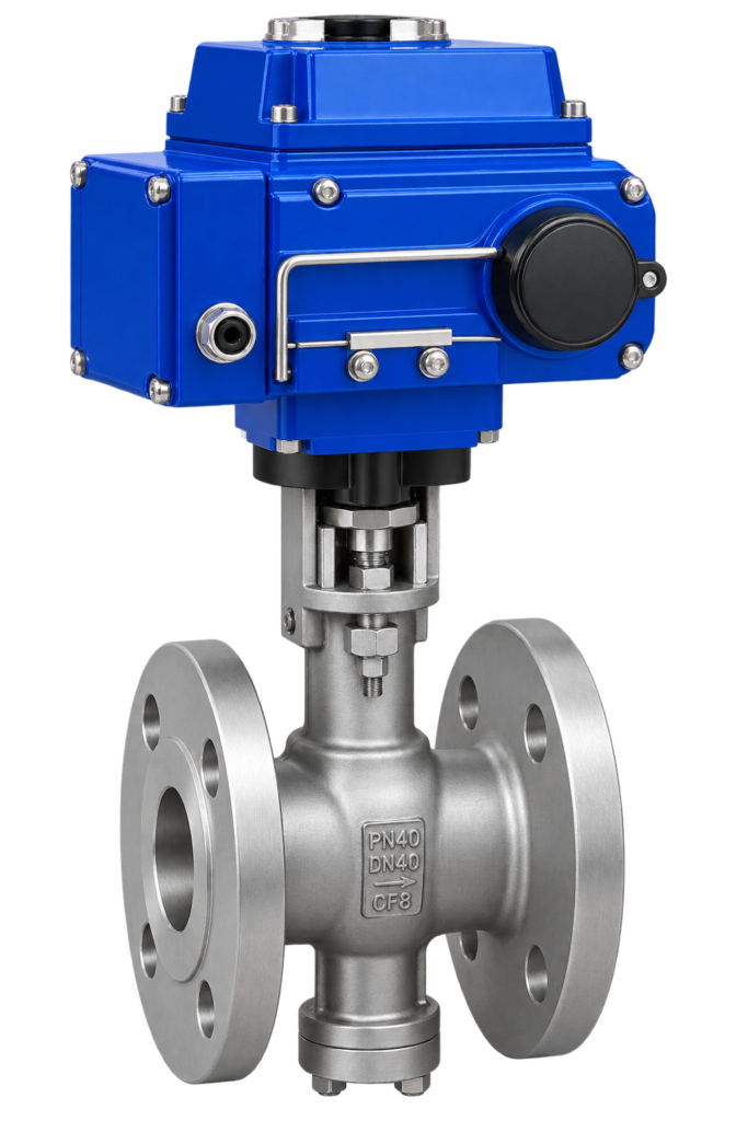 Electric V-Notch Ball Valve