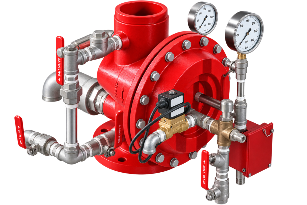 Grooved End Deluge Alarm Valve
