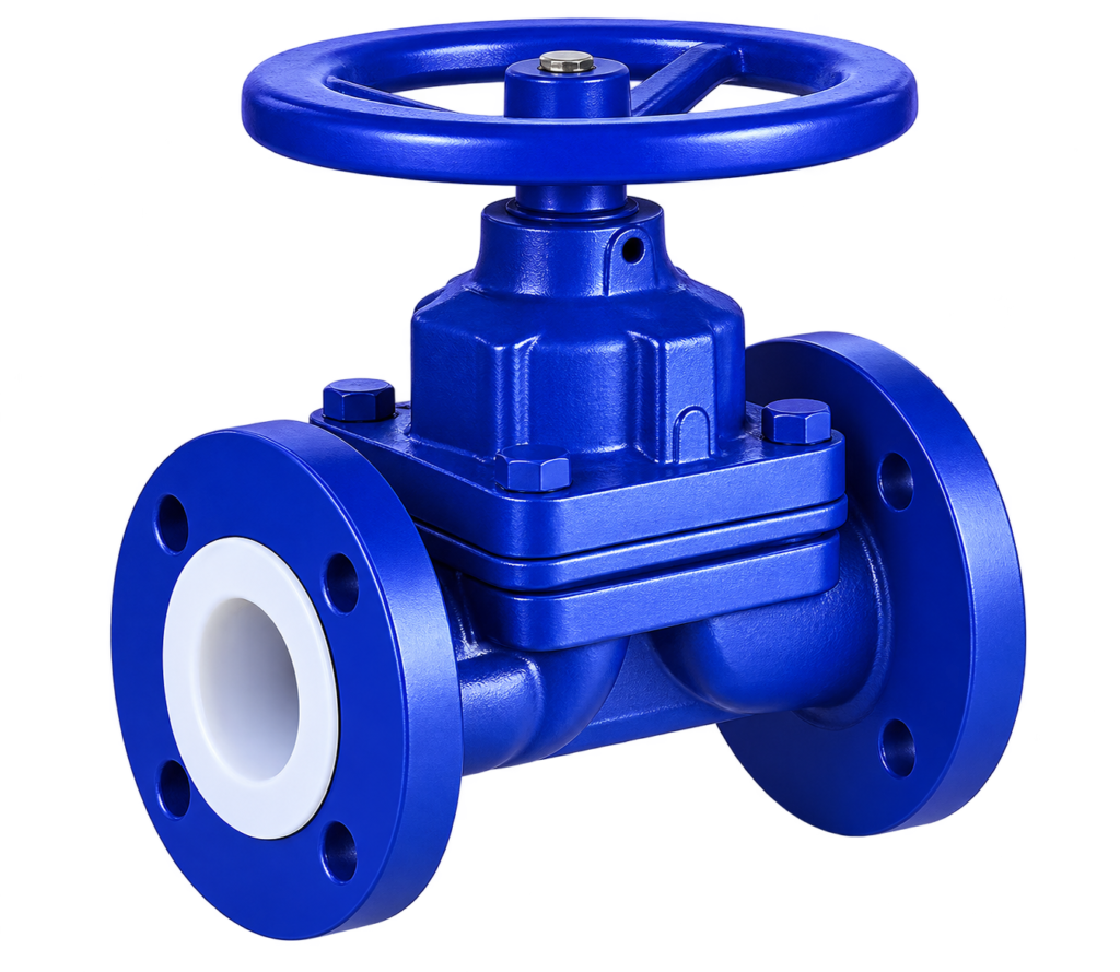 PTFE Lined Diaphragm Valve