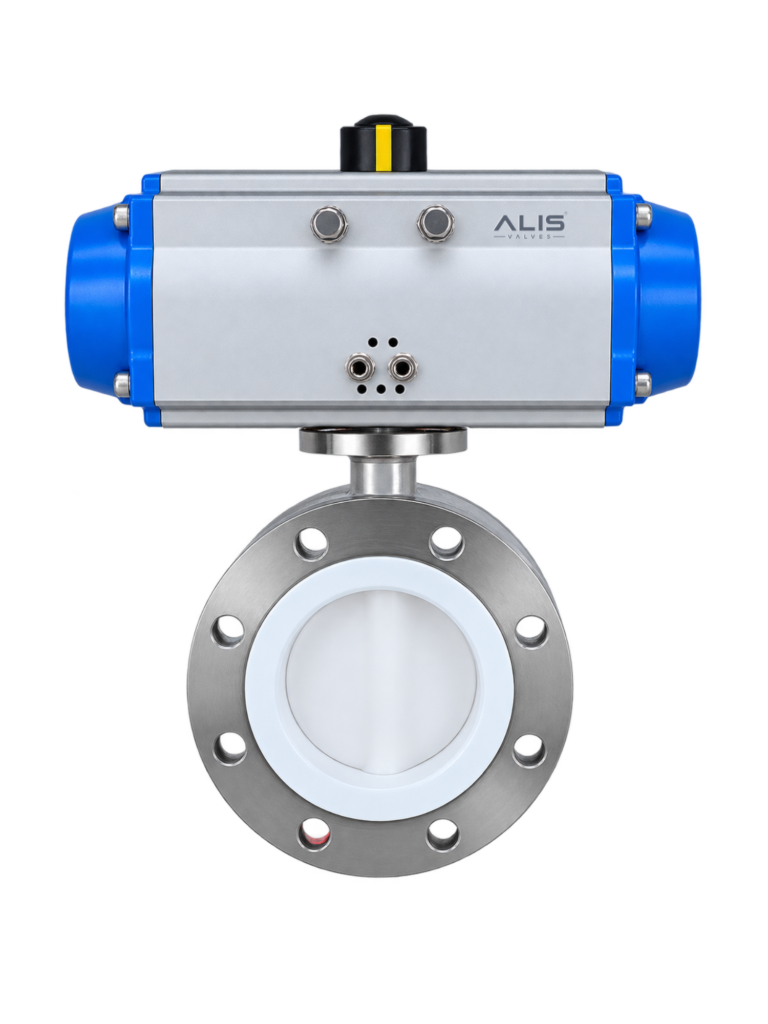Pneumatic Ceramic Butterfly Valve