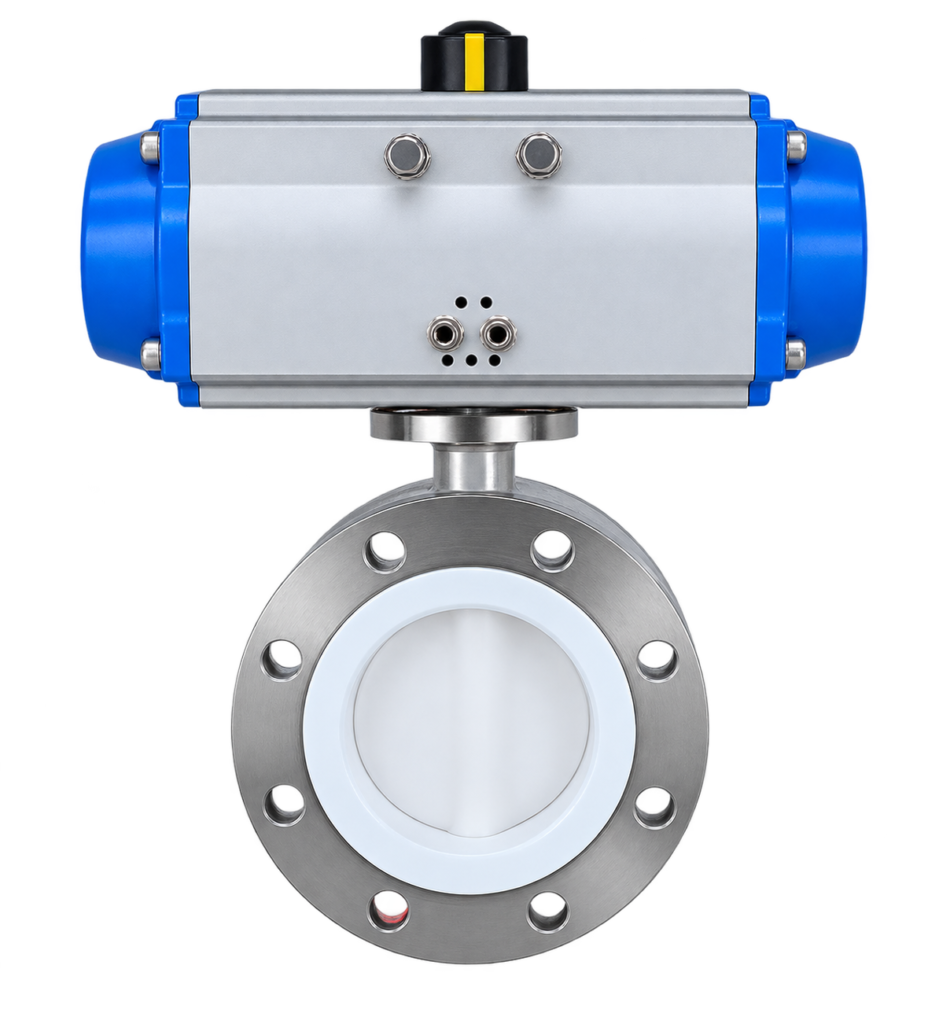 Pneumatic Ceramic Butterfly Valve