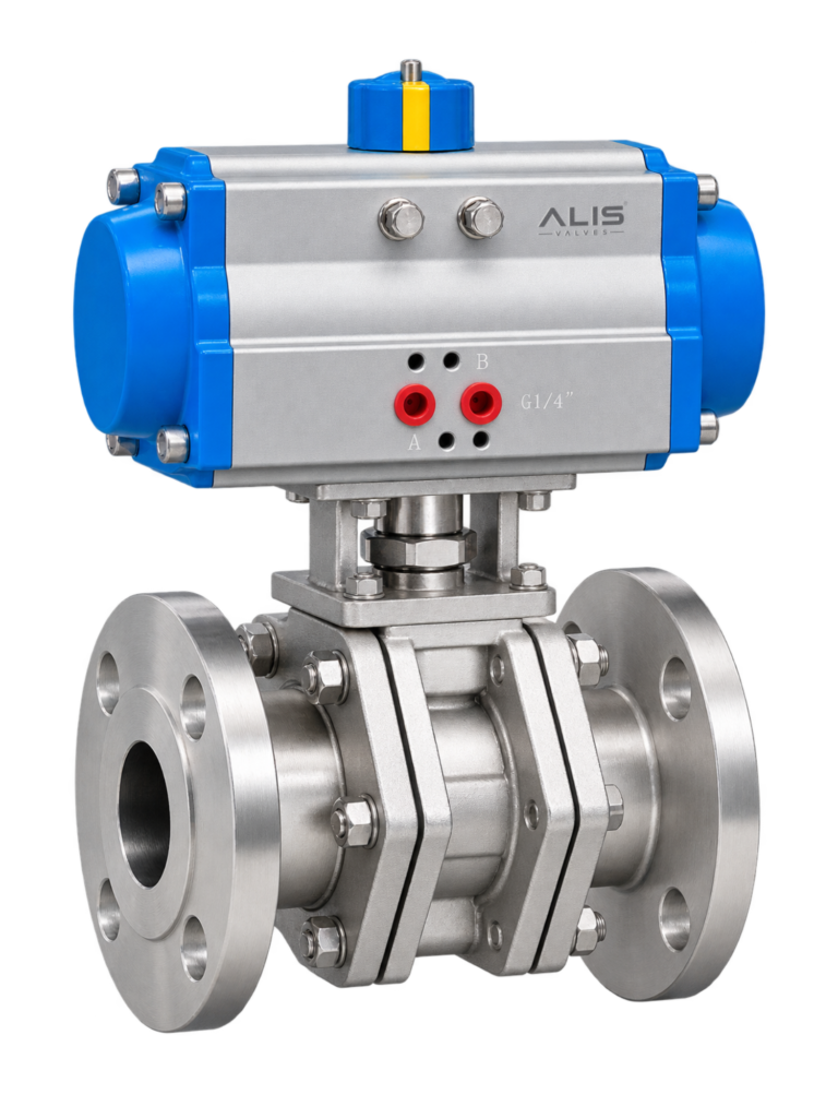 Pneumatic Metal Seated Ball Valve