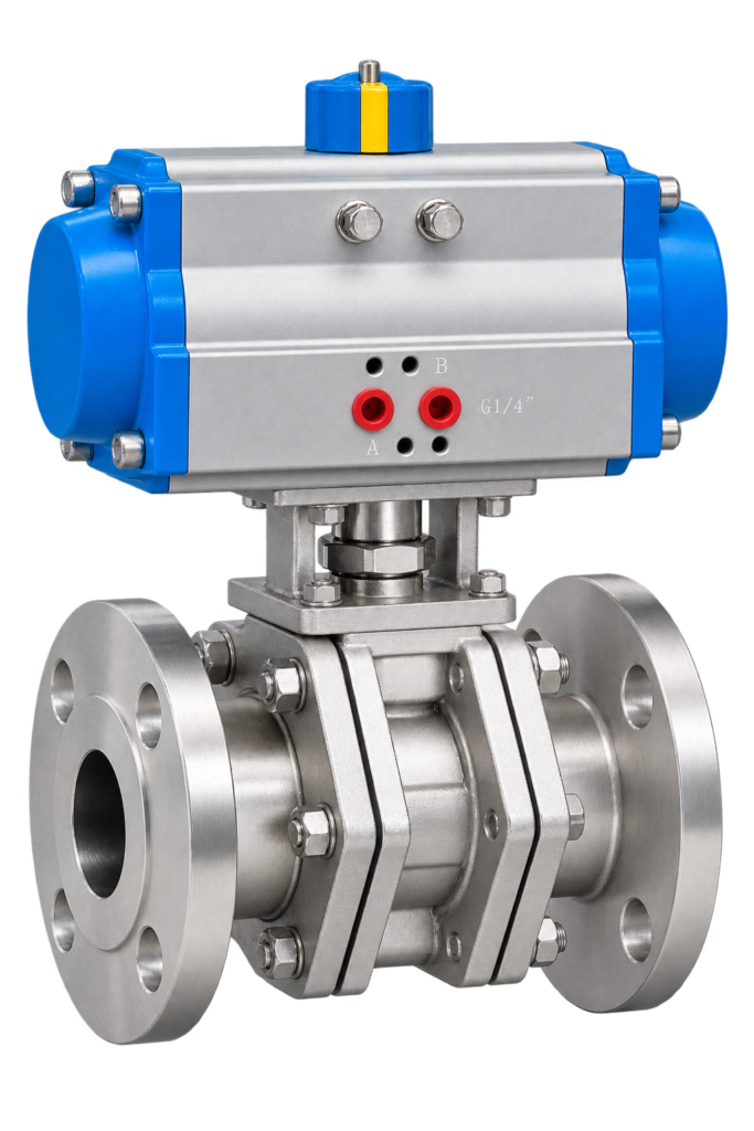 Pneumatic Metal Seated Ball Valve