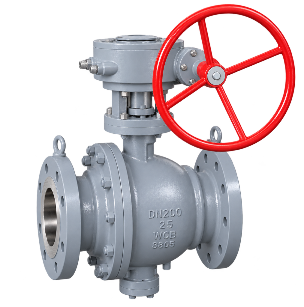 Side Entry Trunnion Ball Valve