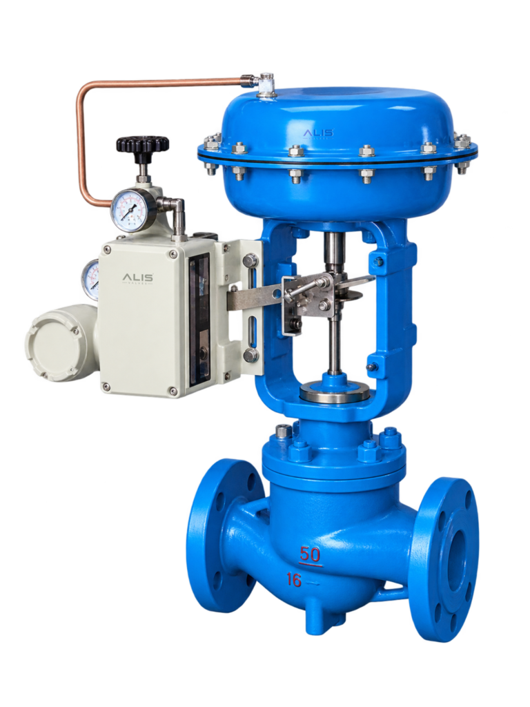 Single Seated Pneumatic Actuated Control Valve