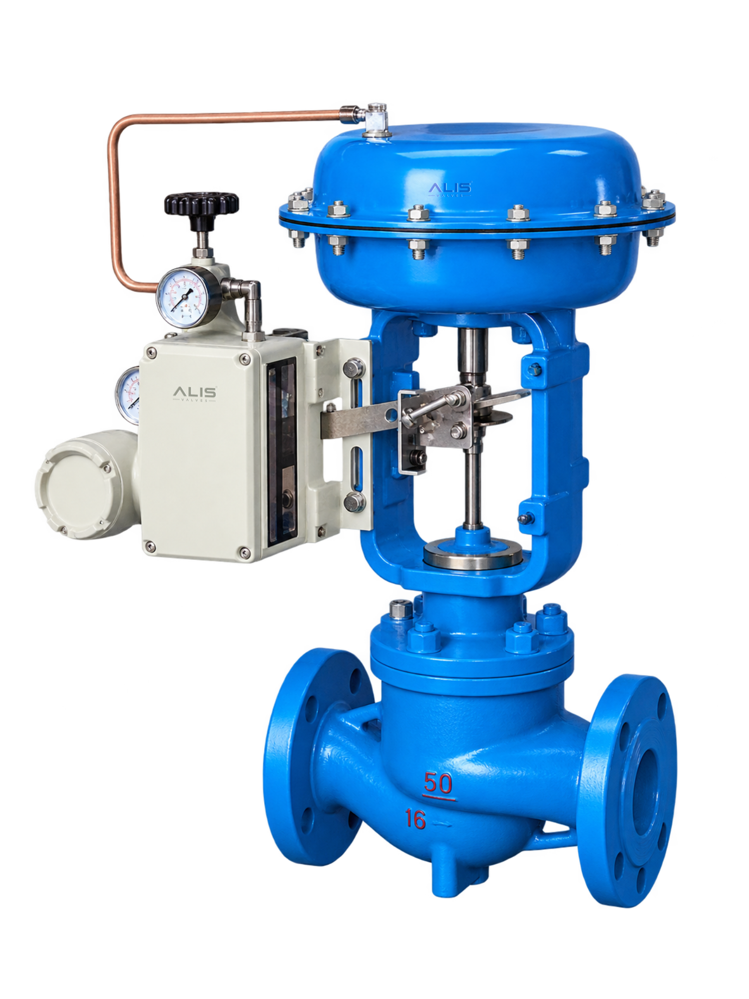 Single Seated Pneumatic Actuated Control Valve