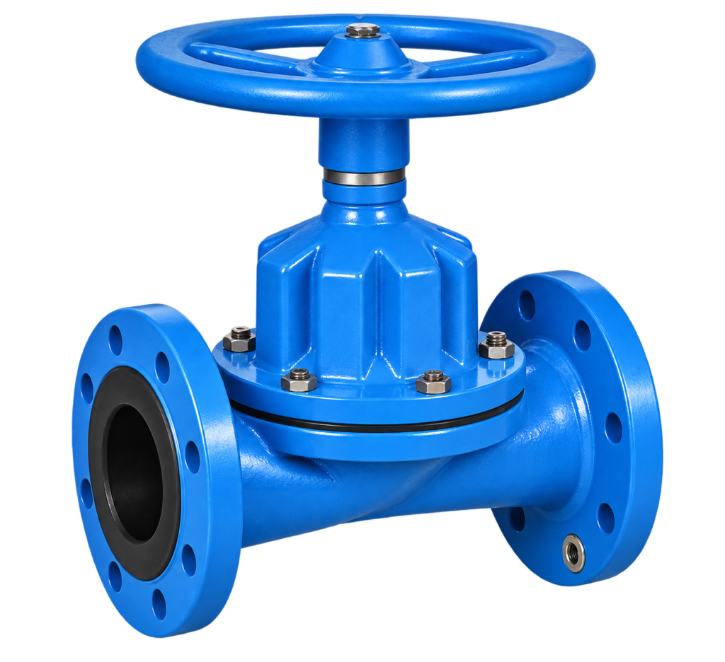 Straight Through Diaphragm Valve