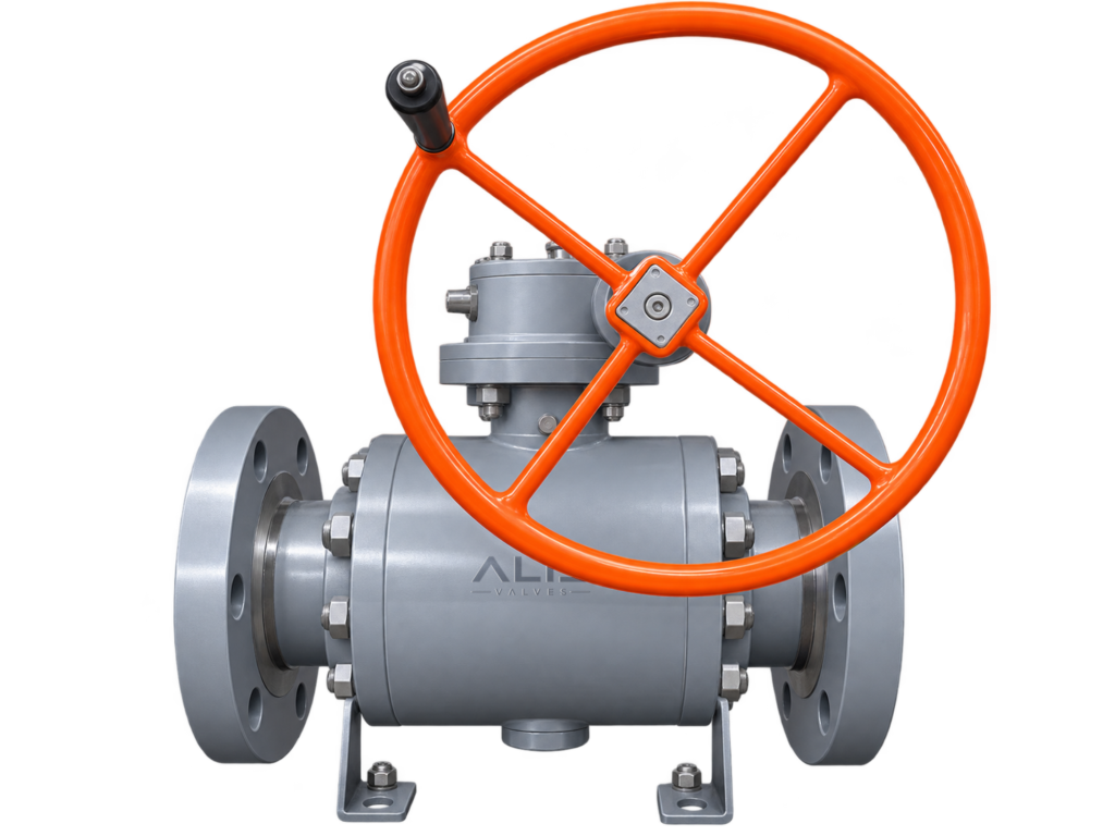 Metal Seated Trunnion Ball Valve