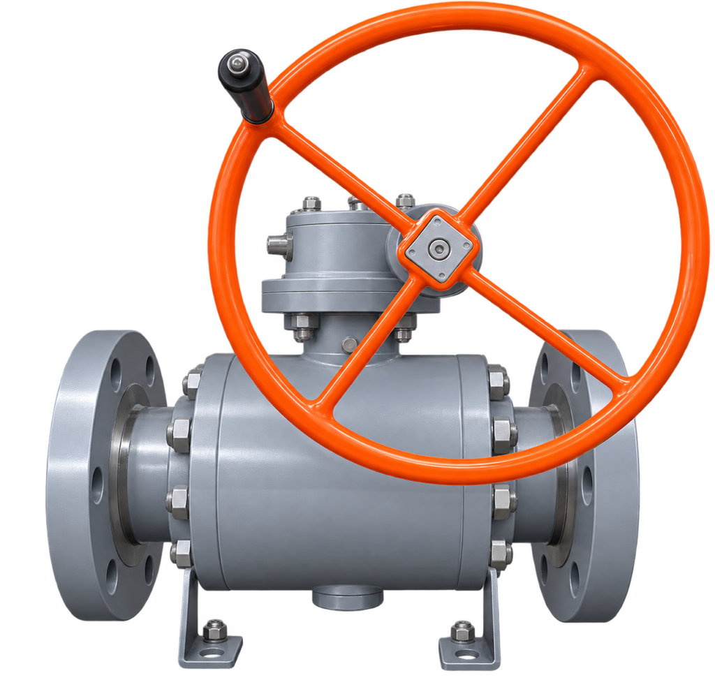 Metal Seated Trunnion Ball Valve
