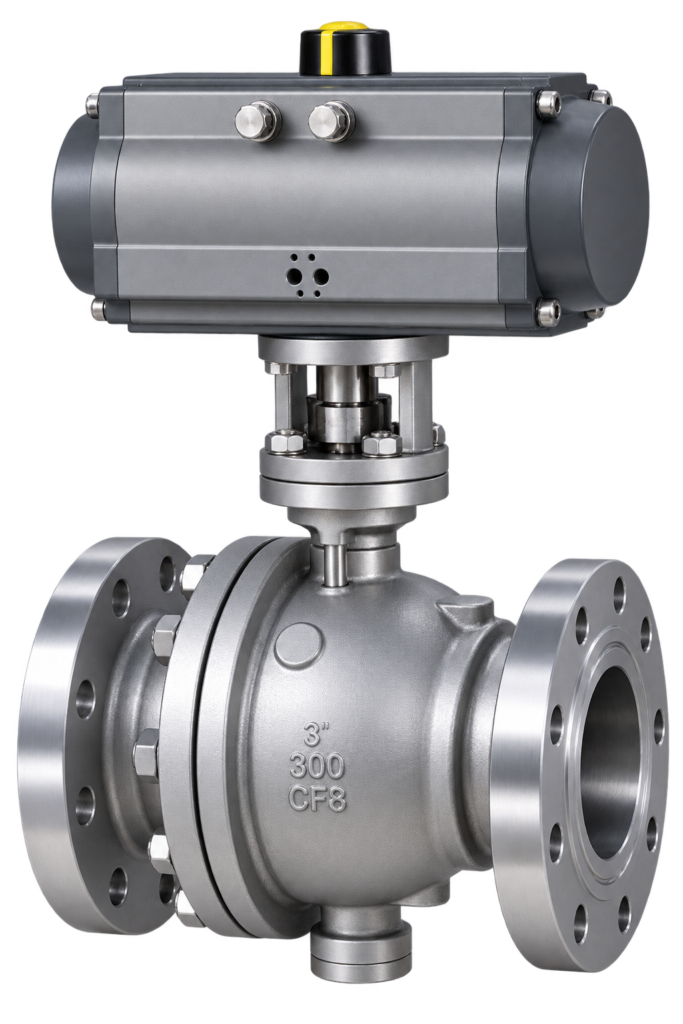Pneumatic Actuated Trunnion Ball Valve
