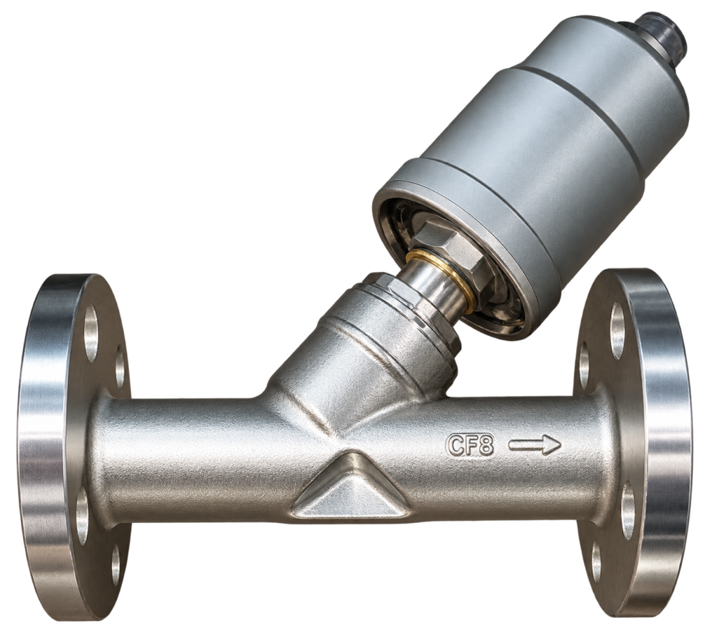 Y Type Flanged Control Valve