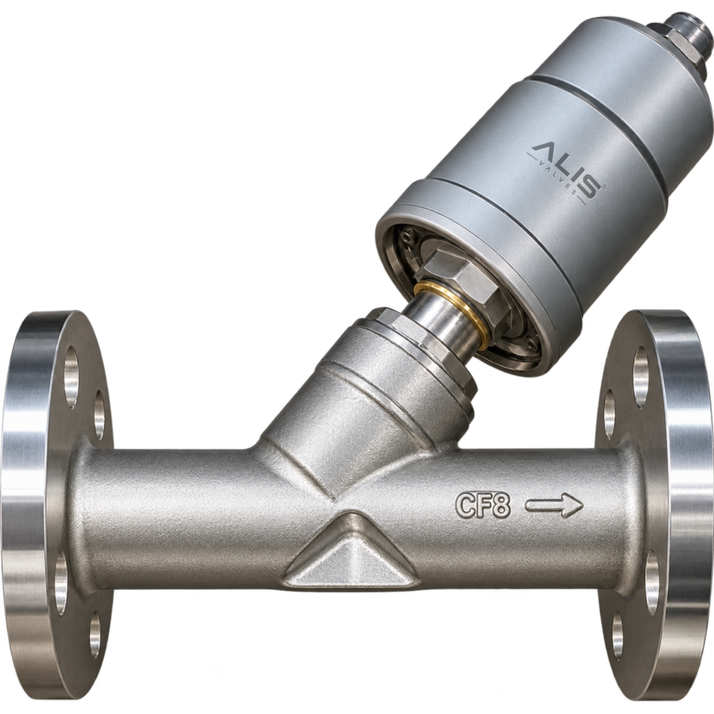 Y Type Flanged Control Valve